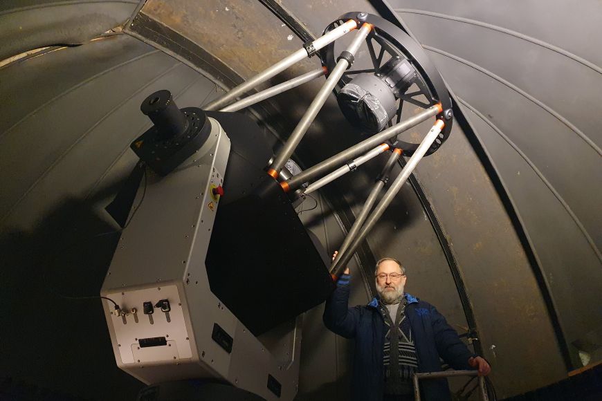 Astrophysicist Miloslav Zejda from the Faculty of Science of Masaryk University