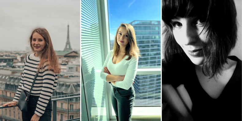 Studentky MU: Adéla Nedělková, Kristýna Kráľovská a Viktorie Melicharová. 