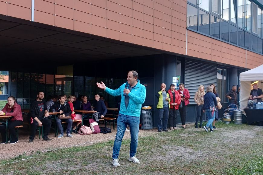 The Dean of the Faculty of Medicine, Martin Repko, also welcomed the attendees in an informal atmosphere.