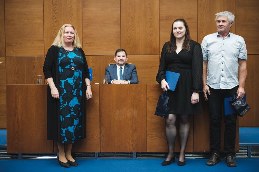 Radka Kalfusová a její školitel Aleš Kovařík.