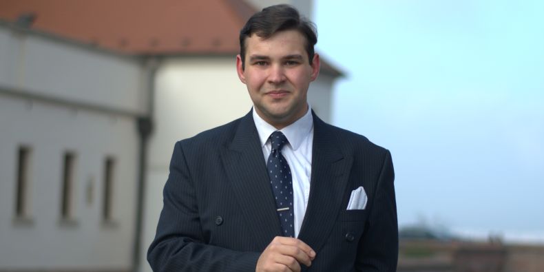 Student právnické fakulty Jakub Kroutil
