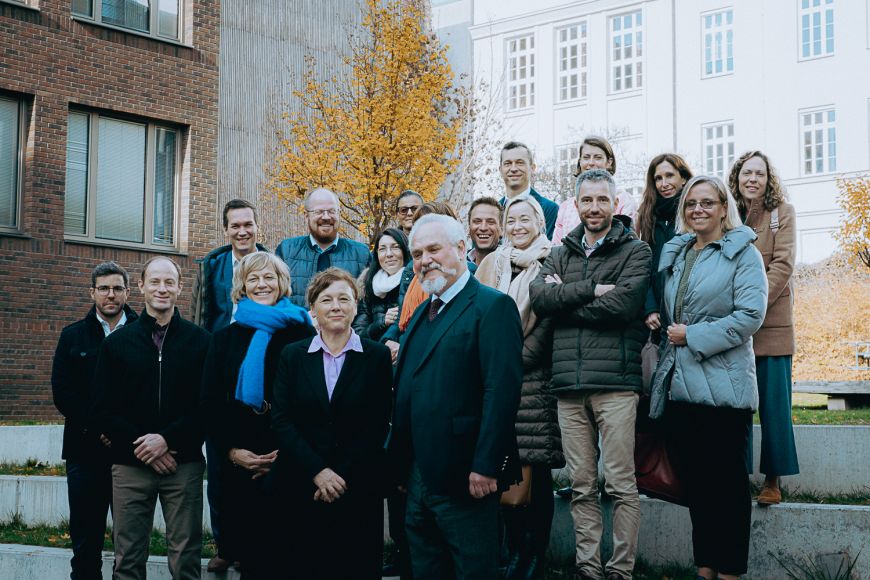 Setkání vedení MU, prof. Zubova a eurokomisařky Věry Jourové se uskutečnilo na Filozofické fakultě MU. 