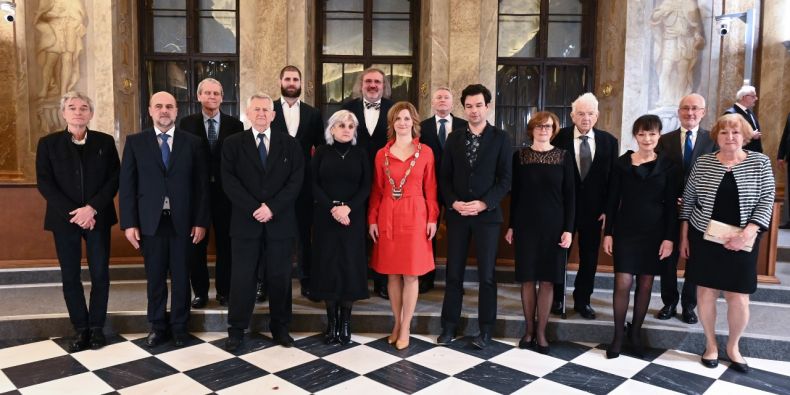 This year’s laureates of the Brno City Award. 