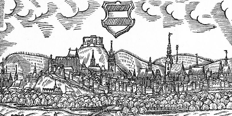 První vyobrazení města Brna pochází až ze závěru 16. století.