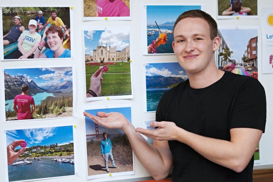 Foto: Jan Nepovím Dominik Peter u své výherní fotografie
