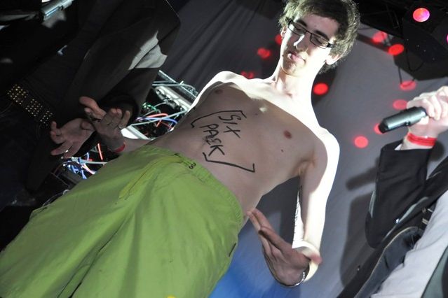  Volba kandidátů na krále Majálesu se tímto způsobem uskutečnila na Masarykově univerzitě vůbec poprvé. Foto: Tomáš Muška.