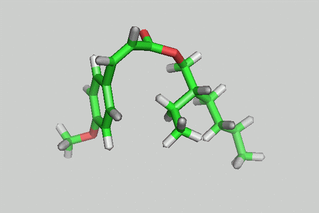 Látka ethylhexyl metoxycinamát (EHMC) ve své pozměněné podobě, která může poškozovat DNA.