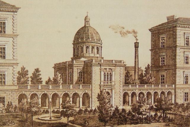 Ze Zaopatřovacího ústavu se v roce 1863 vyvinul Zemský ústav a o několik let později bylo rozhodnuto o jeho přestavbě. Foto: Archiv FNUSA.