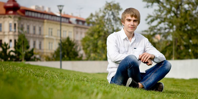 Zakladatel Mise naděje, čerstvý absolvent ESF Daniel Vodrážka.