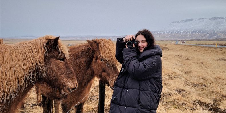 Studentka Miloslava Némová byla v minulém jarním semestru na studijním pobytu na Islandu.