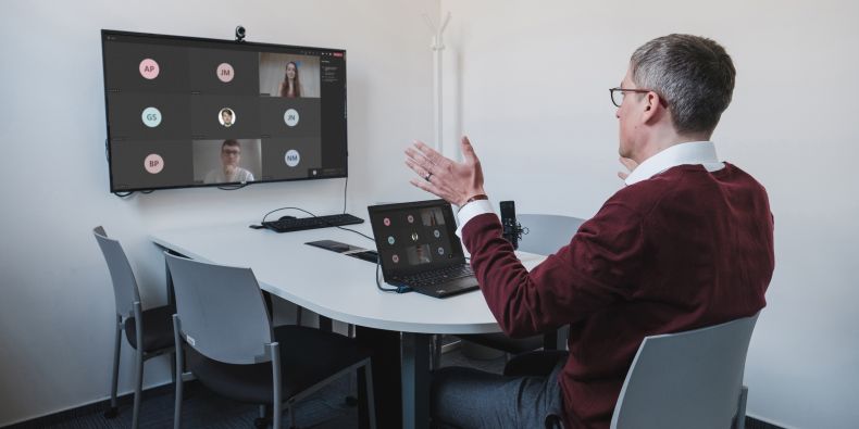 Michal Černý from the Faculty of Arts will teach a course about digital competencies.