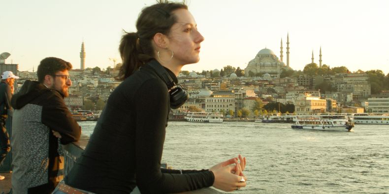 Renata Sasková v Istanbulu. 