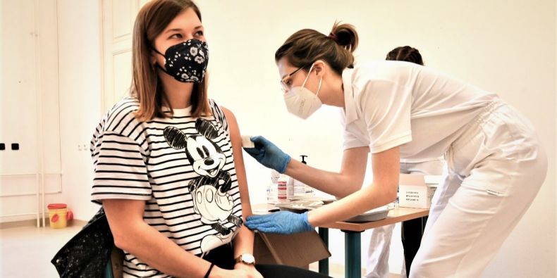Lada Štěpánková, a student of the Faculty of Sports Studies.