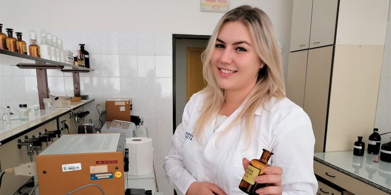 Studentka farmacie Patricie Slaná.