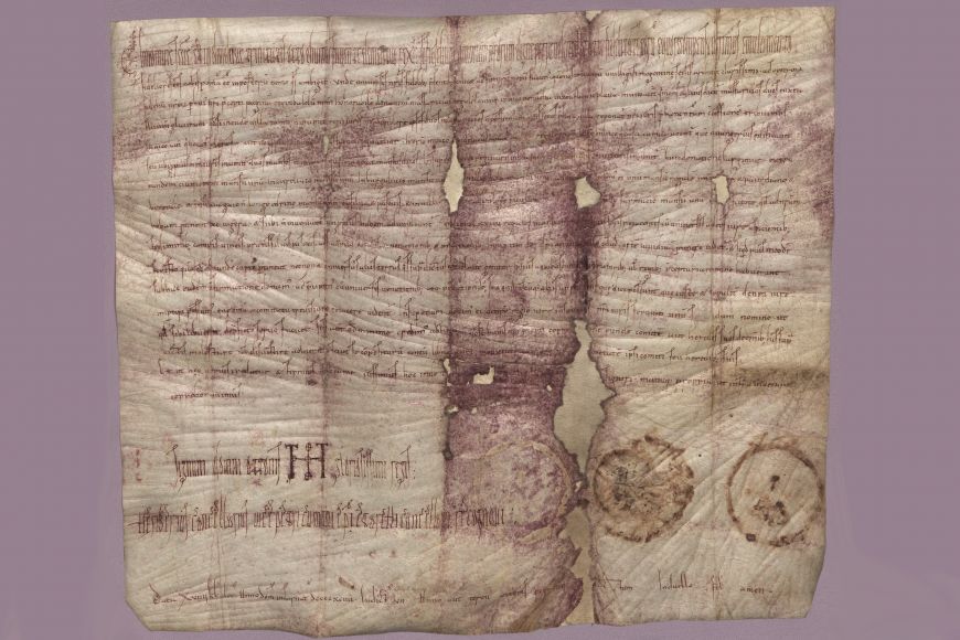 Listina Oty III. pro Rambalda II. z roku 994, nejstarší dochovaná listina na českém území.