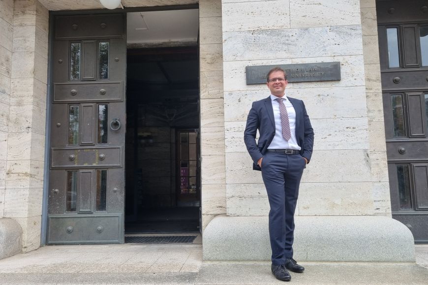 Foto: Sabina Hauserová David Sehnálek je hlavním řešitelem interního programu Masarykovy univerzity – excelence v programu Mezinárodněprávní obchodní studia.