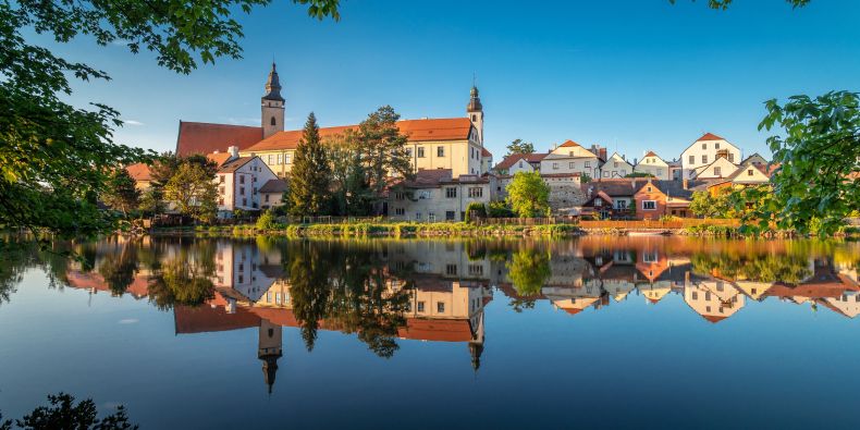 Univerzitní centrum Telč sídlí v historickém jádru města.