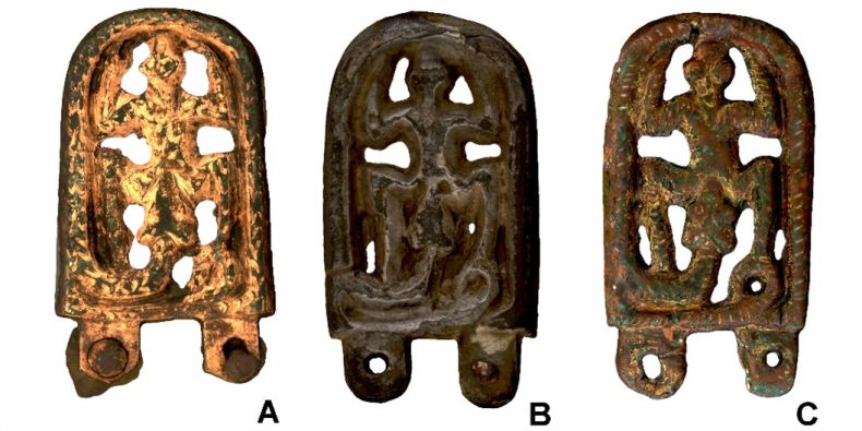 Přehled zkoumaných konců pásu: A - Lány (ČR), B - Zsámbék (Maďarsko), C - Iffelsdorf (Německo).