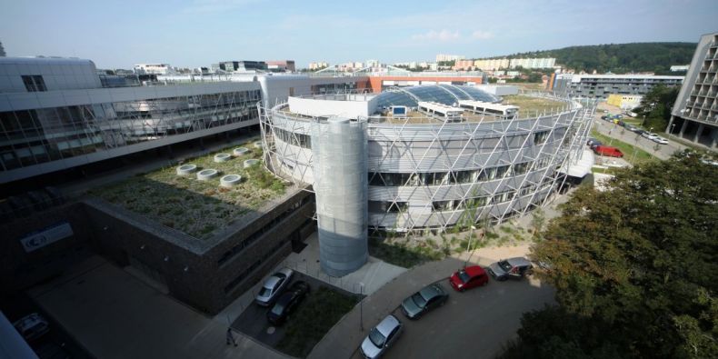 Hlavní pavilon Ceitecu v severní části bohunického kampusu.