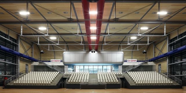 Ve sportovní hale v univerzitním kampusu se bude rozhodovat i o tom, kdo pojede reprezentovat Česko na olympiádu. Foto: Archiv A PLUS a.s.
