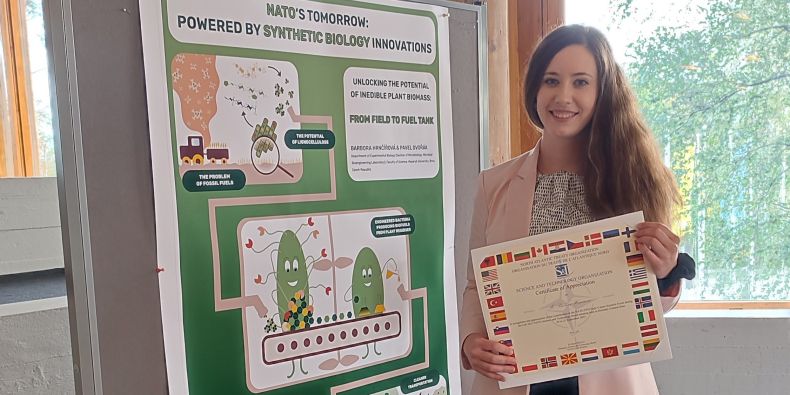 Barbora Hrnčířová zaujala výzkumem rozkladu odpadní rostlinné biomasy. 