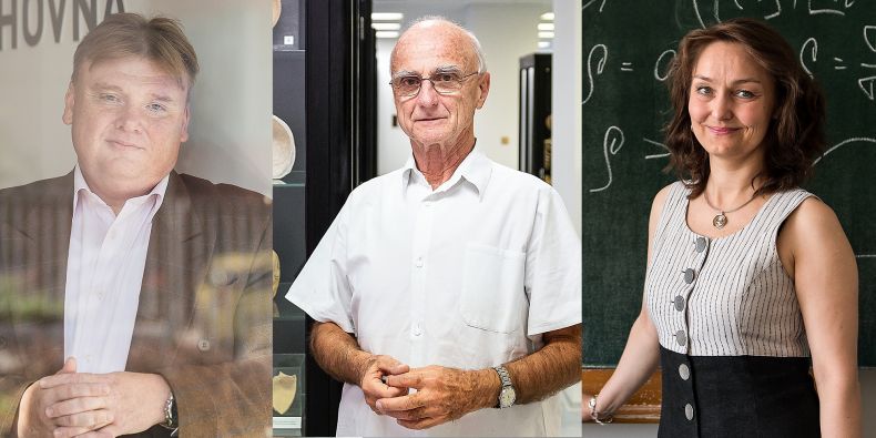 Miroslav Chocholatý, Pavel Matonoha a Maria Králová.