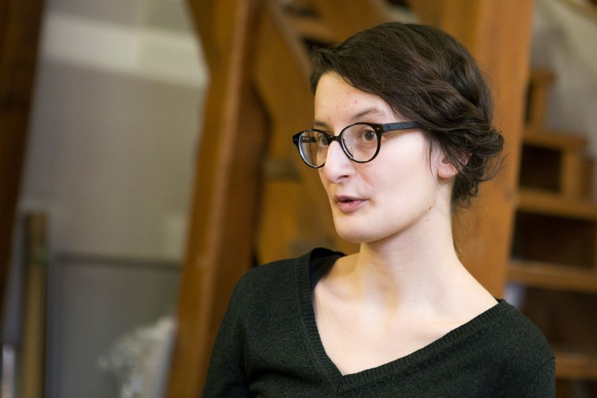 Foto: Kateřina Šejvlová / CC-BY Studentka magisterských dějin umění Pavla Tichá bude na pouti sbírat materiál na svoji diplomovou práci, která se bude týkat katedrály v Nevers