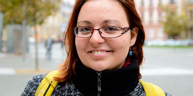 Neohrožuju kulturu ani morálku této země, občas ale mám pocit, že jsem masový vrah a recidivista, píše Olena. Foto: David Povolný.