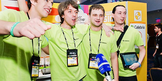 Tým studentů z Fakulty informatiky Masarykovy univerzity vyrazil se svým systémem Celebrio do New Yorku. Foto: Archiv Celebrio.