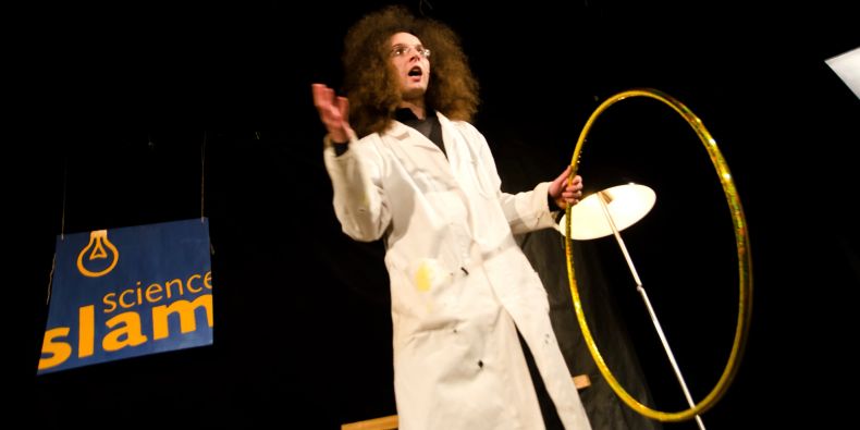  Zajímavé, zábavné a vůbec nejlepší představení podle diváků předvedl chemik Tomáš Fiala.