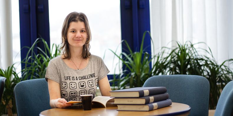 Žaneta has as much right as anyone to wear a T-shirt with the slogan “Life is a challenge”. 