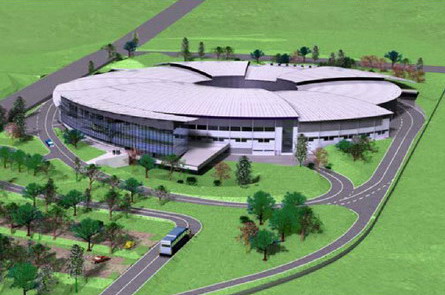 Synchrotron ALBA, budovaný v Barceloně, by mohl být předlohou pro obdobné zařízení Středoevropského technologického institutu.